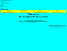 Tablet Screenshot of longislandchessmuseum.org